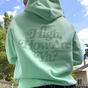 Green Jeffree Star High, How Are Ya? Hoodie